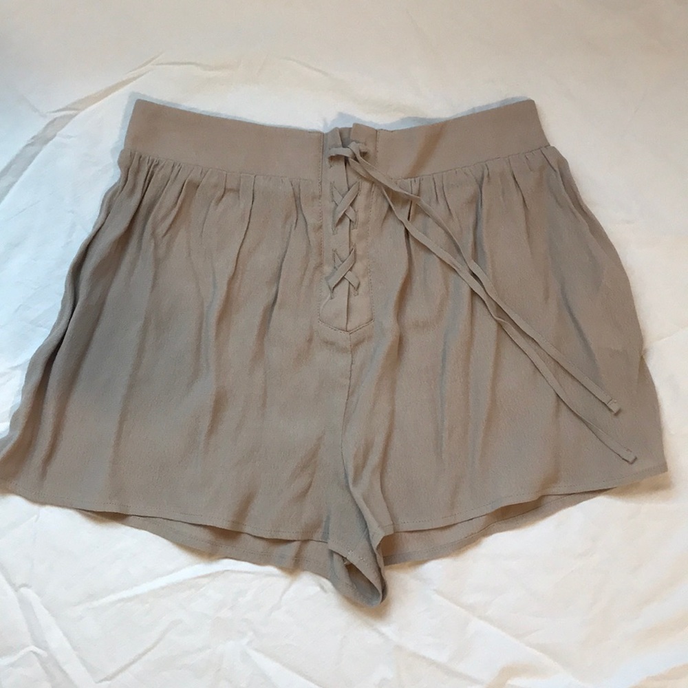 Lace up shorts